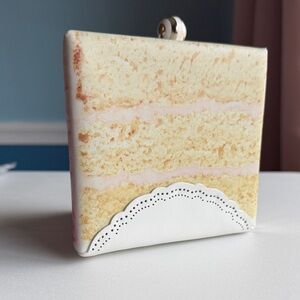 Kate Spade x Magnolia Cupcake Cream Cake Slice Novelty Purse